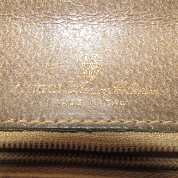 Gucci Brown Monogram Shoulder Bag - Picture 8 of 15